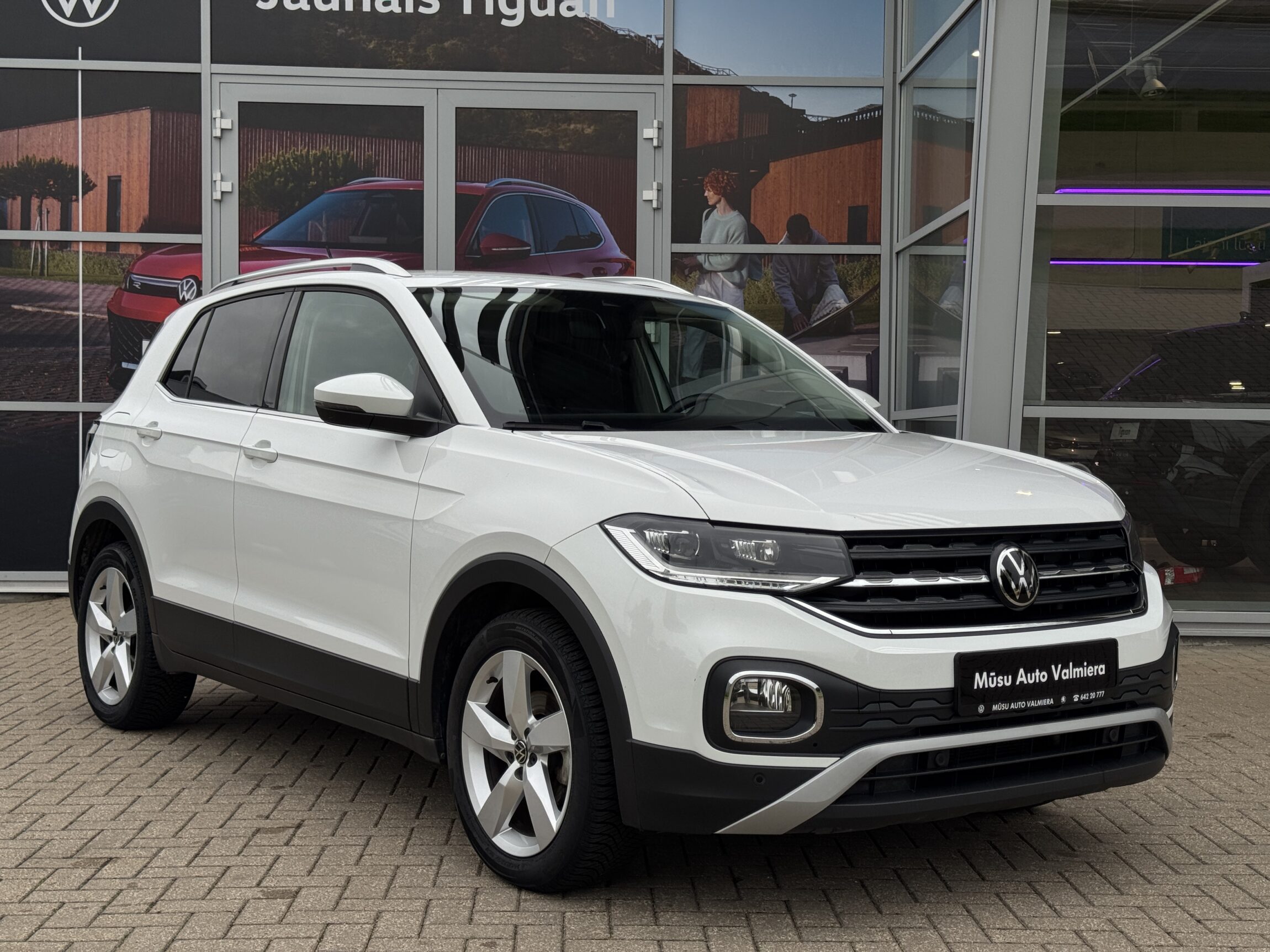 VW T-Cross Style, 1.0benzīns,balta