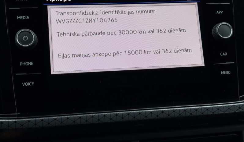 
VW T-Cross Style, 1.0benzīns,balta full									