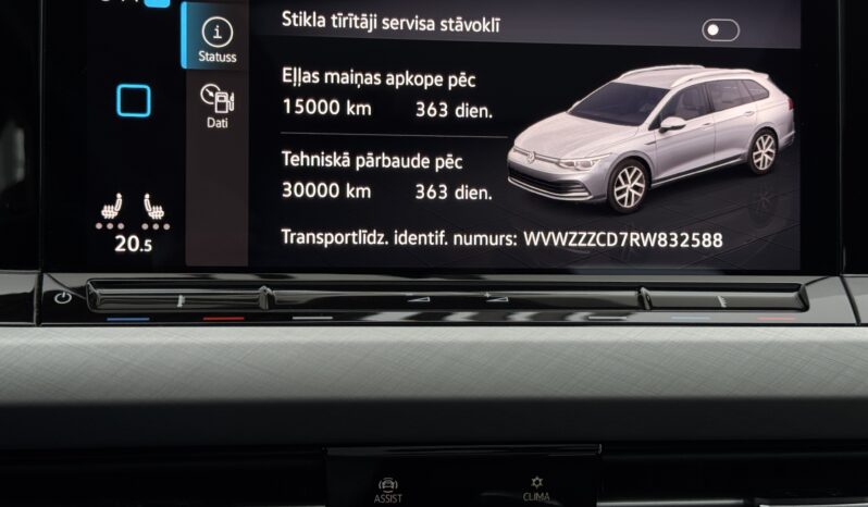 
Volkswagen Golf Variant Life, 2.0Tdi,pelēka full									